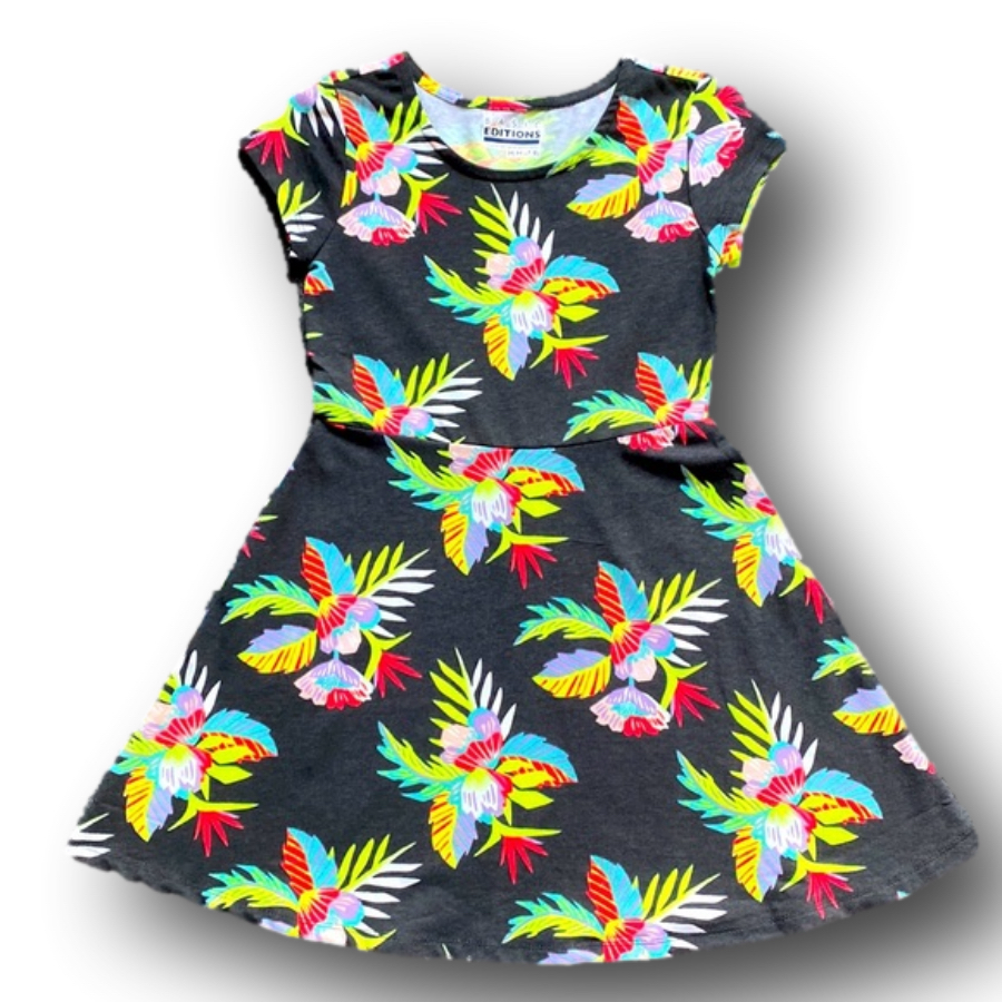 Girls Island Floral Dress  Brand New  Multiple Sizes